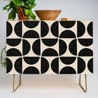 Half Moons in Black + Cream Credenza Gallery Image 1