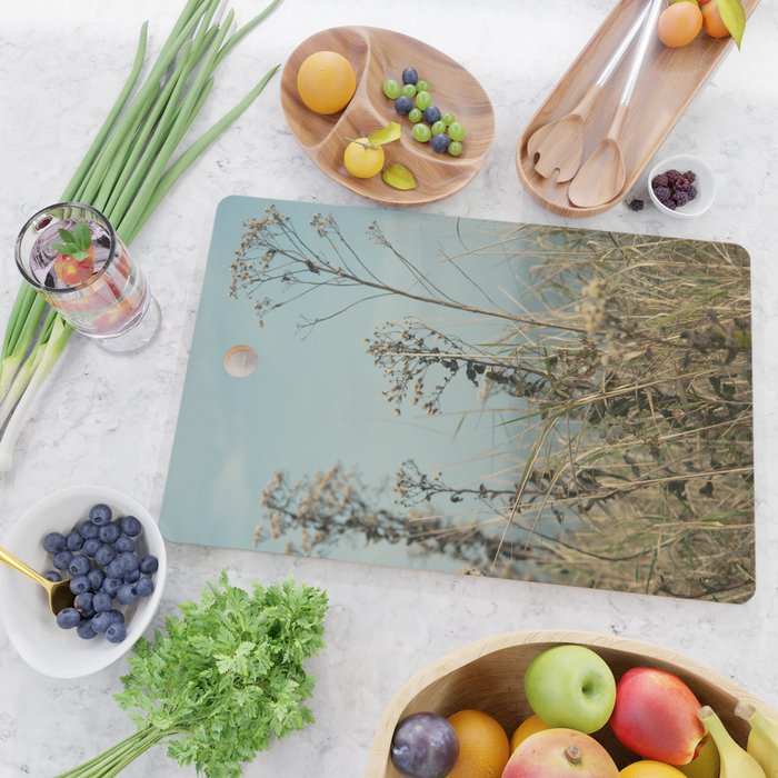 November Field - nature photo environment outdoors Cutting Board Gallery Image 2