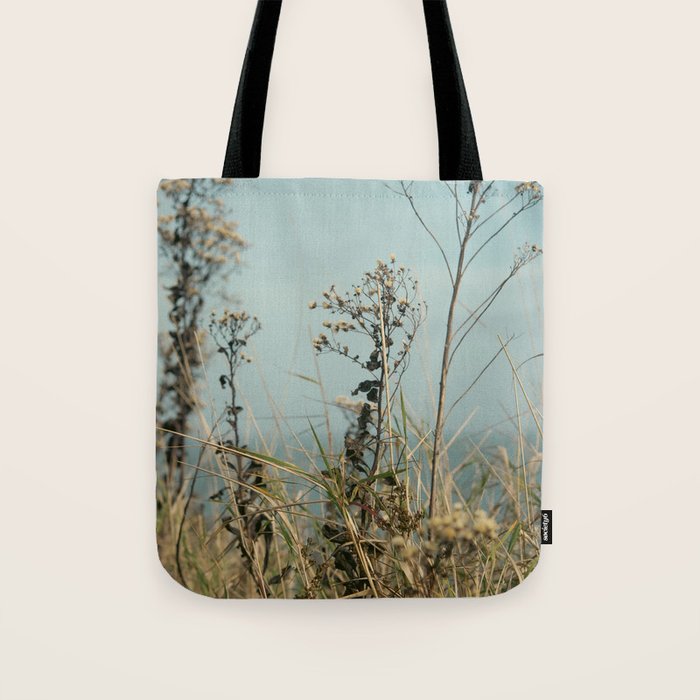 November Field - nature photo environment outdoors Tote Bag Gallery Image 1