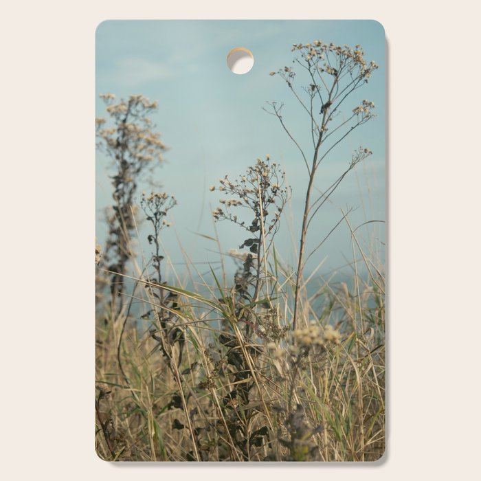 November Field - nature photo environment outdoors Cutting Board Gallery Image 1
