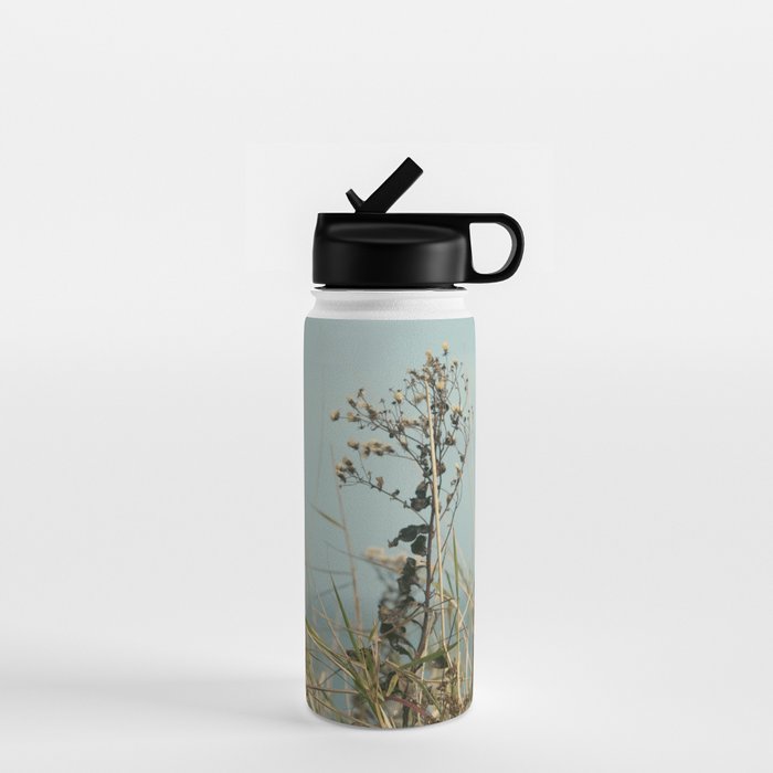 November Field - nature photo environment outdoors Water Bottle Gallery Image 1