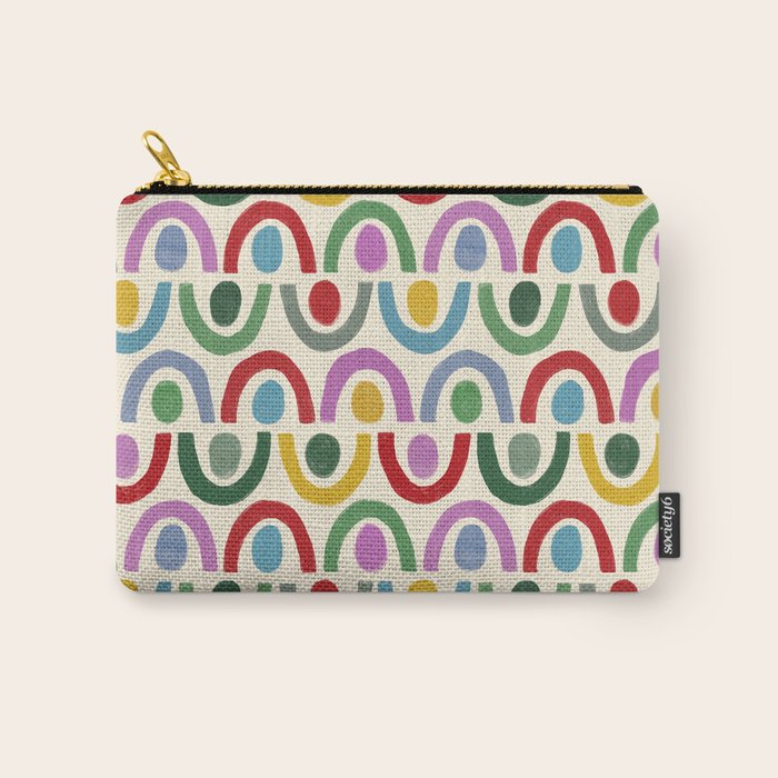 Dopamine Decor Arches and Circles Carry All Pouch Gallery Image 1