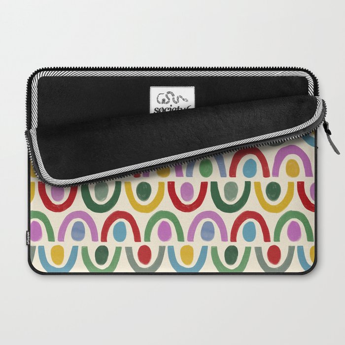 Dopamine Decor Arches and Circles Laptop Sleeve Gallery Image 2