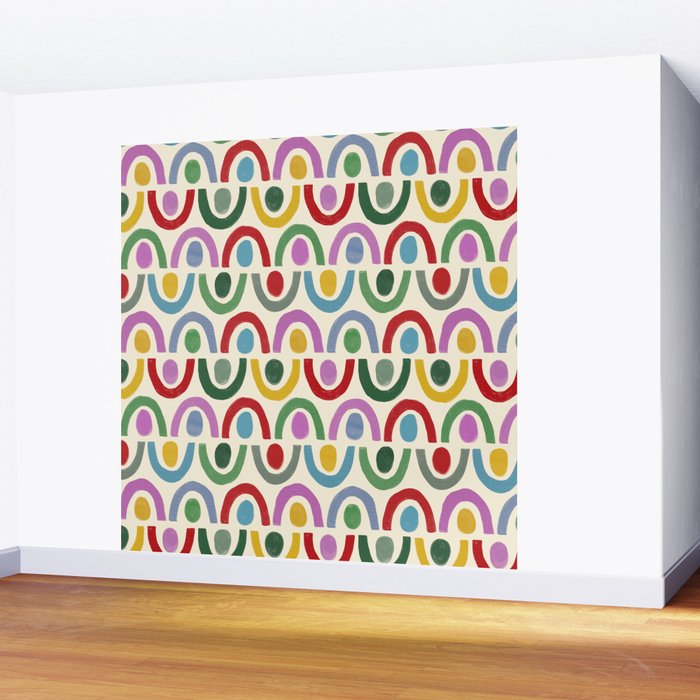 Dopamine Decor Arches and Circles Wall Mural Gallery Image 2