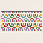 Dopamine Decor Arches and Circles Desk Mat Gallery Image 3