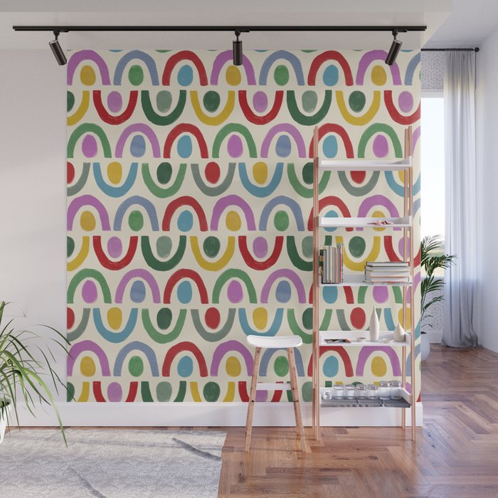 Dopamine Decor Arches and Circles Wall Mural Gallery Image 1