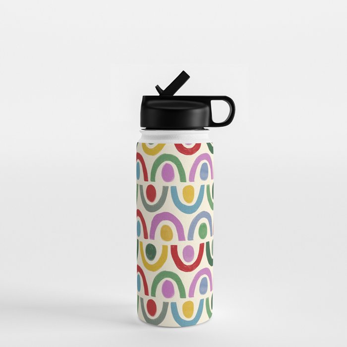 Dopamine Decor Arches and Circles Water Bottle Gallery Image 1