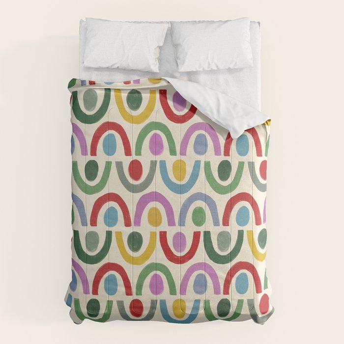 Dopamine Decor Arches and Circles Comforter Gallery Image 1