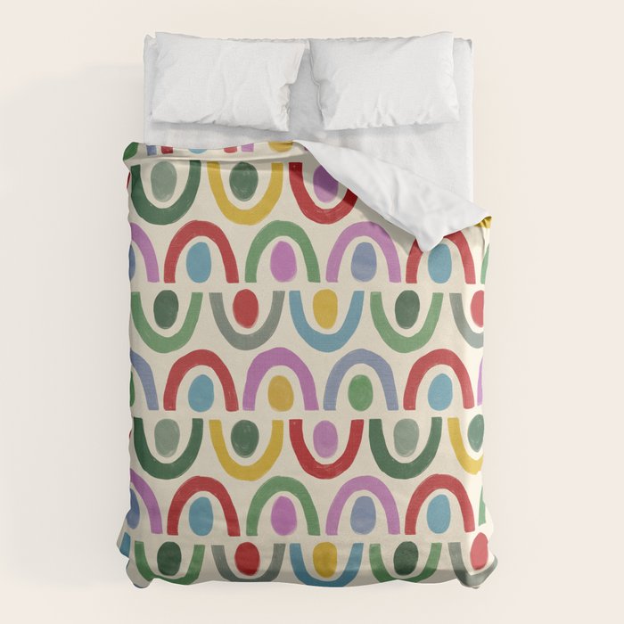 Dopamine Decor Arches and Circles Duvet Cover Gallery Image 1