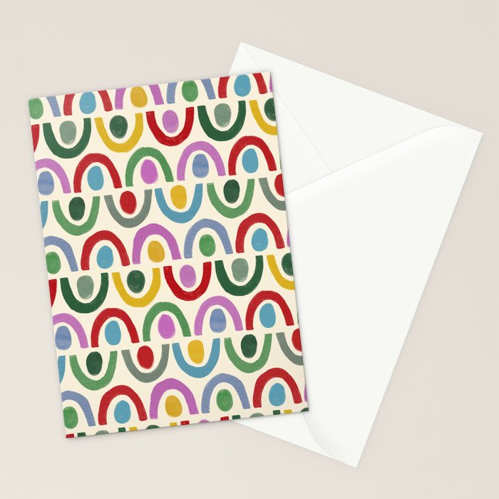 Dopamine Decor Arches and Circles Stationery Card Gallery Image 2