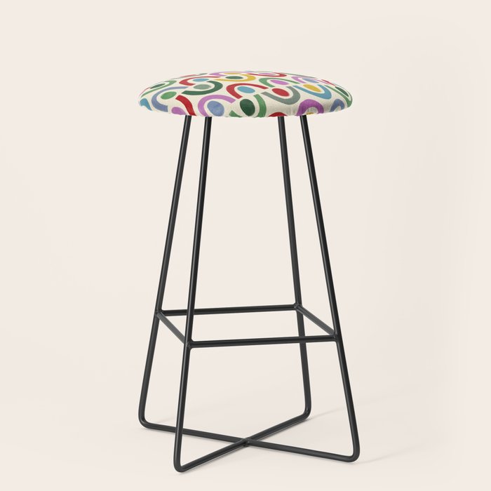 Dopamine Decor Arches and Circles Stool Gallery Image 1