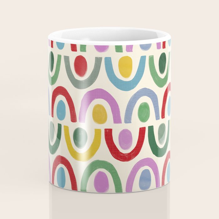 Dopamine Decor Arches and Circles Coffee Mug Gallery Image 4