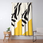 Zebra Abstract Window Curtain Gallery Image 5