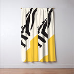 Zebra Abstract Window Curtain Gallery Image 3