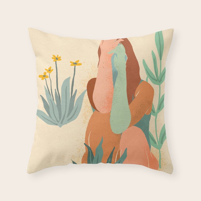 Not Today Throw Pillow Gallery Image 1