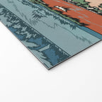 Colorful Wild Landscape 2 Welcome Mat Gallery Image 2
