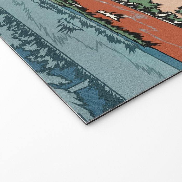 Colorful Wild Landscape 2 Welcome Mat Gallery Image 2