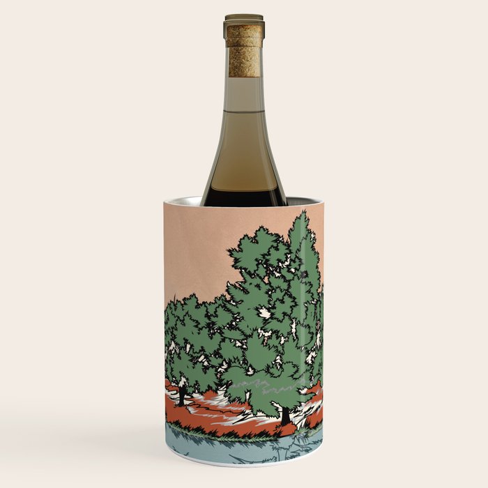 Colorful Wild Landscape 2 Wine Chiller Gallery Image 2
