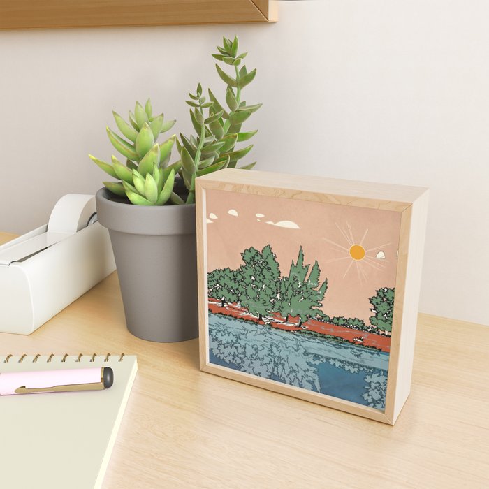 Colorful Wild Landscape 2 Mini Art Print Gallery Image 2