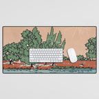 Colorful Wild Landscape 2 Desk Mat Gallery Image 1