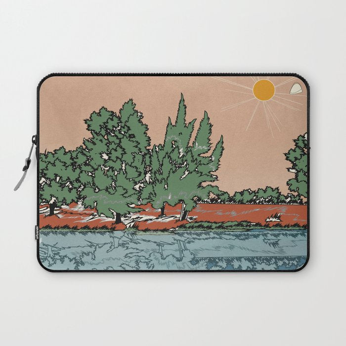 Colorful Wild Landscape 2 Laptop Sleeve Gallery Image 1