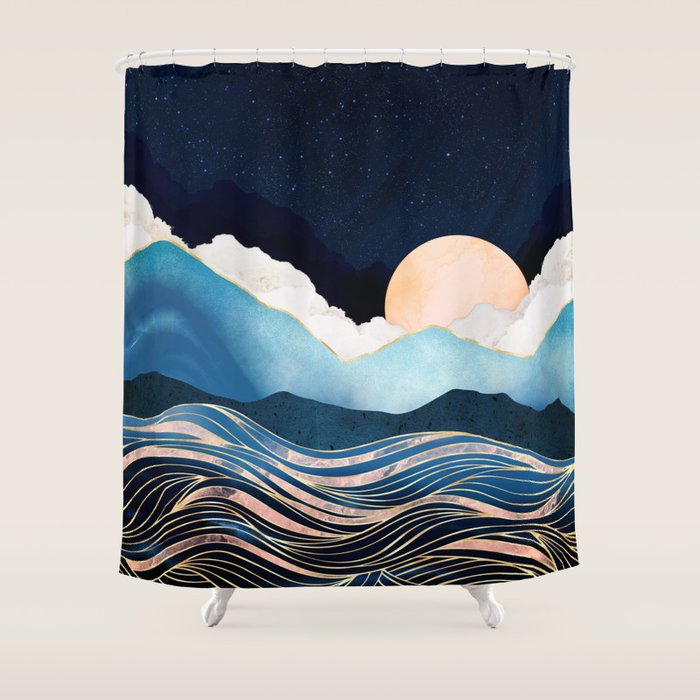 Star Sea Shower Curtain Gallery Image 1
