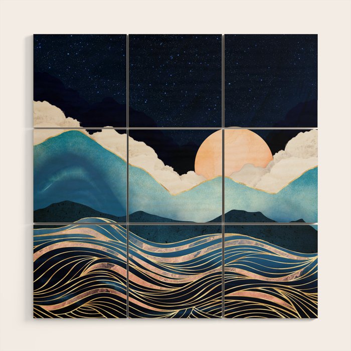 Star Sea Wood Wall Art Gallery Image 1