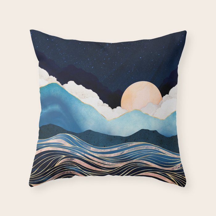 Star Sea Throw Pillow Gallery Image 6