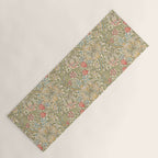 William Morris Golden Lily Minor Green Blue Pink Vintage Pattern Yoga Mat Gallery Image 1