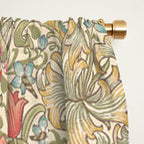 William Morris Golden Lily Minor Green Blue Pink Vintage Pattern Window Curtain Gallery Image 2