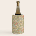 William Morris Golden Lily Minor Green Blue Pink Vintage Pattern Wine Chiller Gallery Image 2