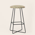 William Morris Golden Lily Minor Green Blue Pink Vintage Pattern Stool Gallery Image 1