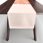 Funky Fern: Orange Peach Edition Table Runner Gallery Image 1