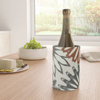 Gray Cream Rust Flowers Wine Chiller Gallery Image 4
