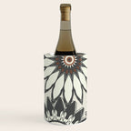 Gray Cream Rust Flowers Wine Chiller Gallery Image 2