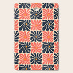 Vintage hippie flower art pattern Cutting Board Gallery Image 1