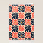 Vintage hippie flower art pattern Stationery Card Gallery Image 2