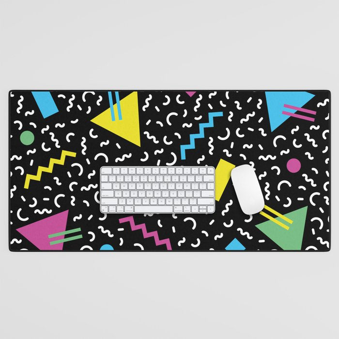 Memphis pattern 66 - 80s / 90s Retro Desk Mat Gallery Image 1