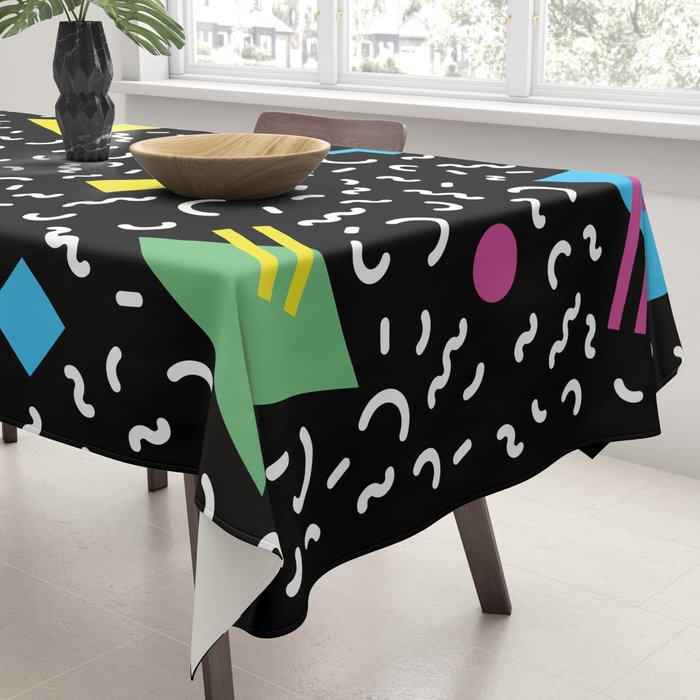 Memphis pattern 66 - 80s / 90s Retro Tablecloth Gallery Image 3