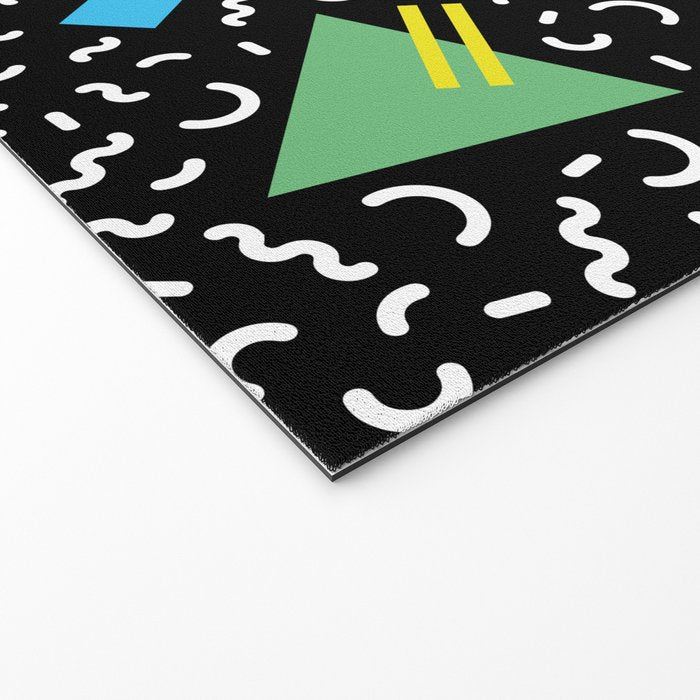 Memphis pattern 66 - 80s / 90s Retro Welcome Mat Gallery Image 2