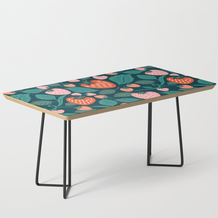 Strawberry Fields - Teal Green & Red Coffee Table Gallery Image 1