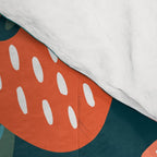 Strawberry Fields - Teal Green & Red Comforter Gallery Image 4