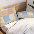 Bold Muted Checks Pattern - Large VII Pillow Sham Gallery Image 2