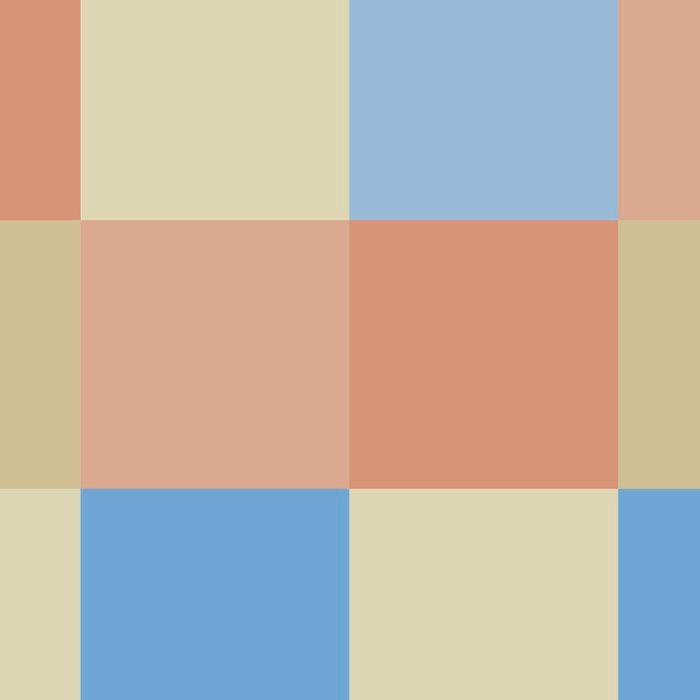 Bold Muted Checks Pattern - Large VII Coffee Mug Gallery Image 2