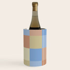 Bold Muted Checks Pattern - Large VII Wine Chiller Gallery Image 3
