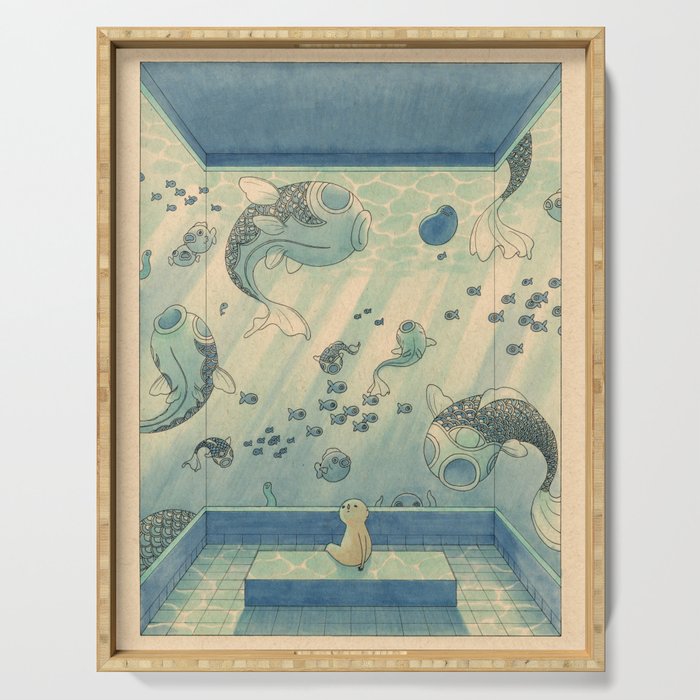 Blue Hours Serving Tray Gallery Image 1