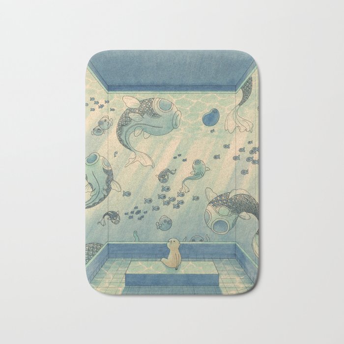 Blue Hours Bath Mat Gallery Image 1
