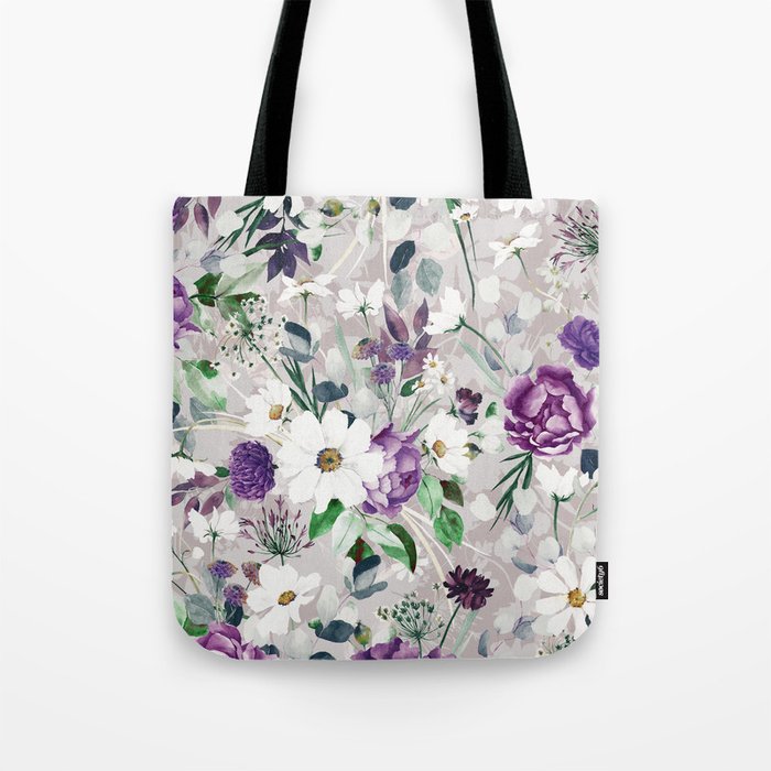 Lush lilac garden Tote Bag Gallery Image 1