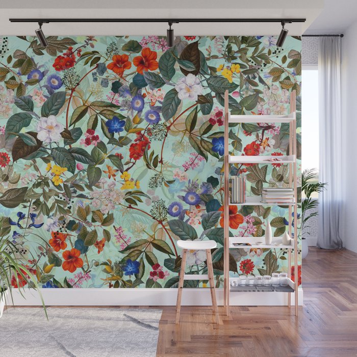 Summer Botanical Garden XVI Wall Mural Gallery Image 1