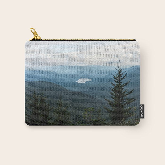 Smoky Mountain National Park -  Mountain Lake Landscape Carry All Pouch Gallery Image 1